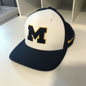 Michigan big block M authentic fitted hat